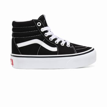 Gyerek Vans Sk8-Hi Platform 2.0 Magasszárú Cipő VA1576309 Fekete